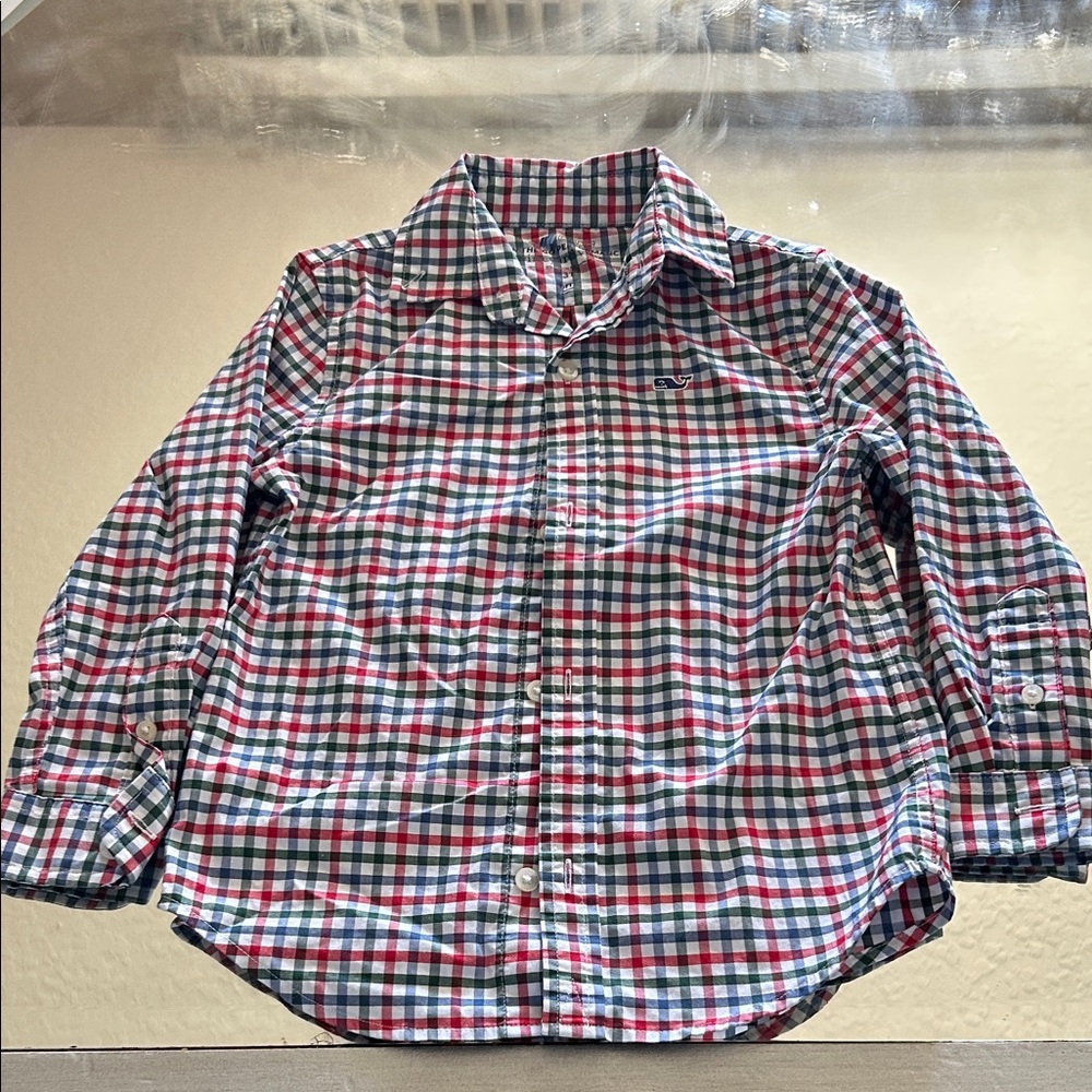 Vineyard Vines Boys Plaid Button-Up Shirt